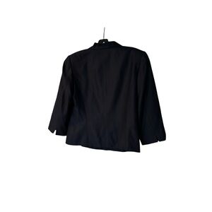 Talbots: Navy silk blazer